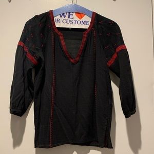 Black Madewell blouse